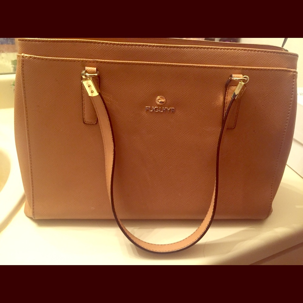 Beige handbag
